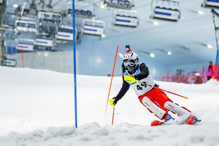 Experience a winter wonderland in the desert at Ski Dubai where you can ski snowboard and enjoy a range of snow-filled activities surrounded by stunning indoor slopes and playful penguins.